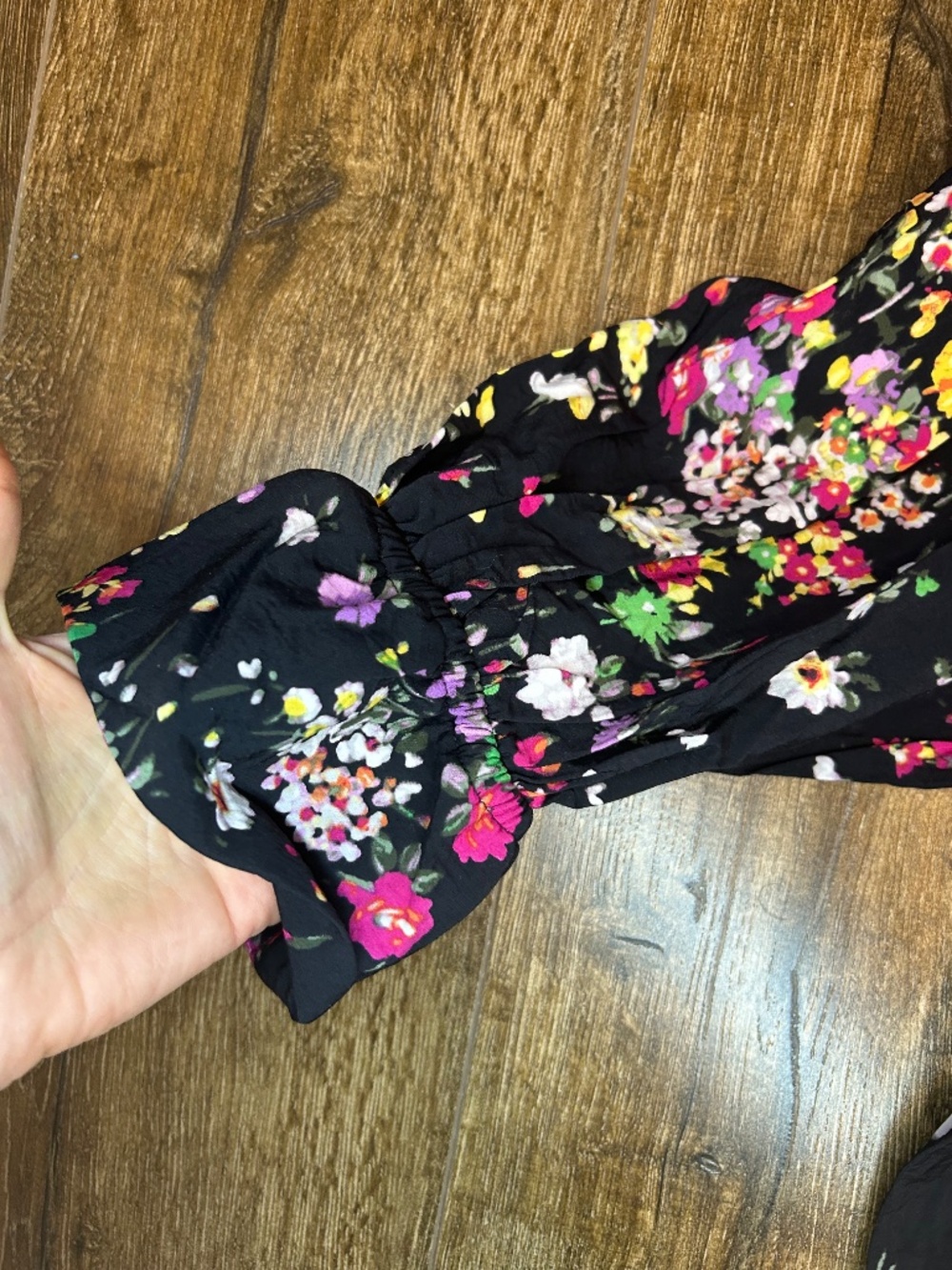 H&M Black Floral Maxi Dress - Picture 9 of 14